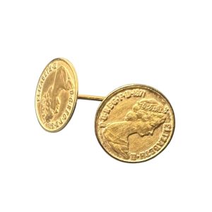 K18 コインモチーフ ピアス